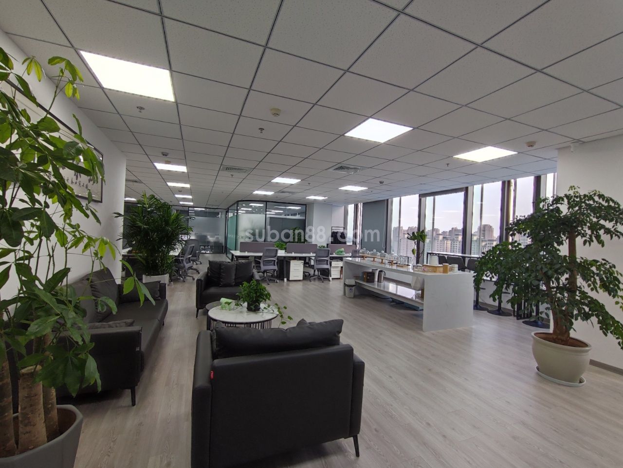 蘇州吳江商會(huì)大廈精裝730平帶家具出租