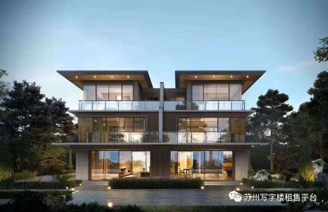 蘇州金融小鎮(zhèn)——稀缺純雙拼商業(yè)別墅(圖2)